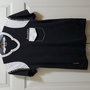 Vintage Classic Dolce & Gabbana tee shirt black white stitched